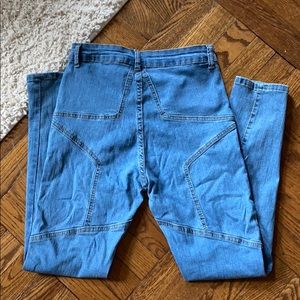 High waisted star jean